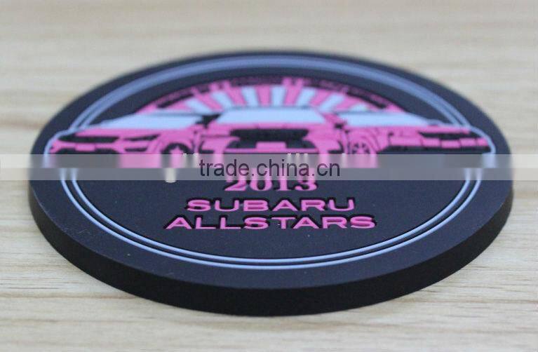 lace PVC rubber placemats and coasters, plastic silicone lace mat