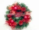 Colorful Elegant Christmas Decorative Mesh Wreaths/Mesh wreath with items for easter decoration/flexbile easter mesh wreath