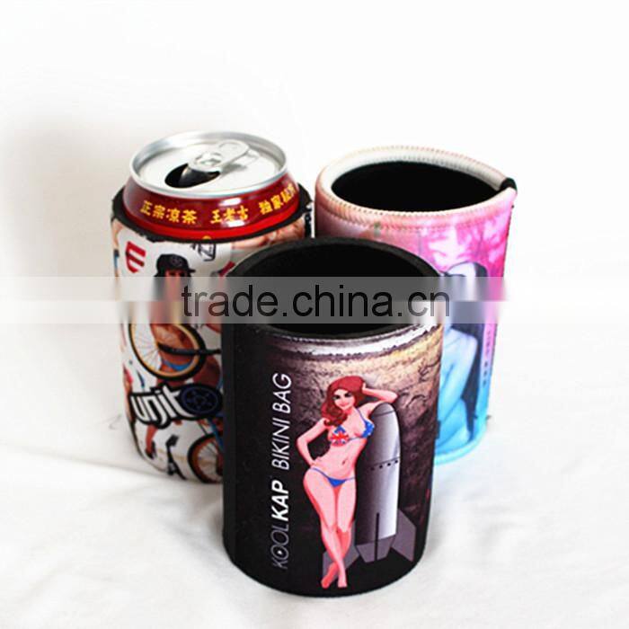 lovely design can cooler, foldable bottom, pub use for promotion