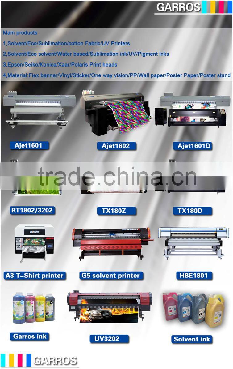 1440dpi dx5/dx7 head fast speed wallpaper printing machine,Garros digital eco solvent printer for sale