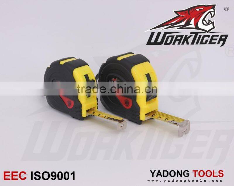 rubber covered one stop measuring tape