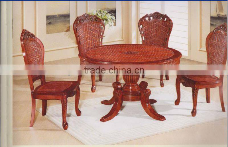 French solid wood dining antique carved back chair for restaurant used dining chair