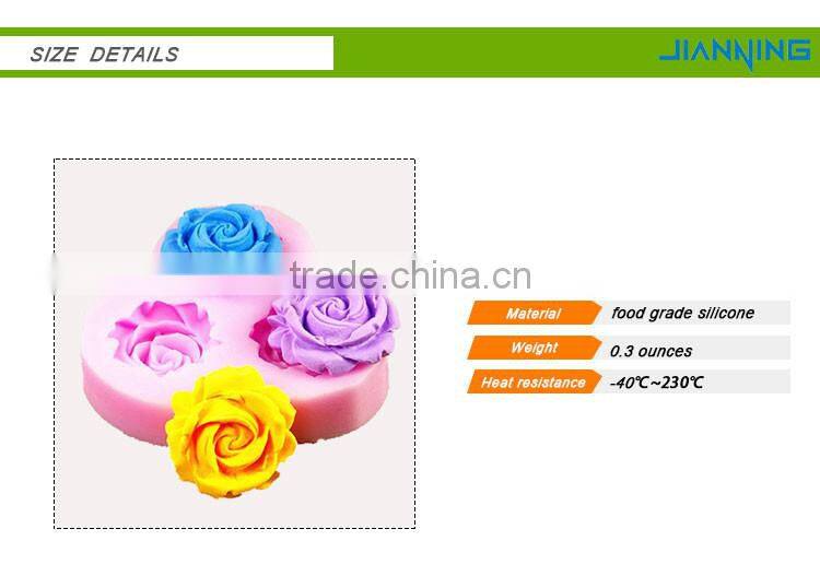 Rose Flower Silicone Cake Mold Fondant Chocolate SugarCraft Decorating Mould