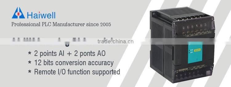 Haiwell S04XA2 PLC analog remote IO module for process automation control
