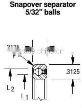 JB050CP0 Reail-silm Thin-section bearings (5x5.625x0.3125 in) deep groove ball bearing Slim ring types