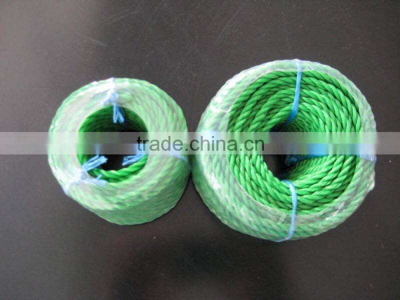 red recycled materials PE rope