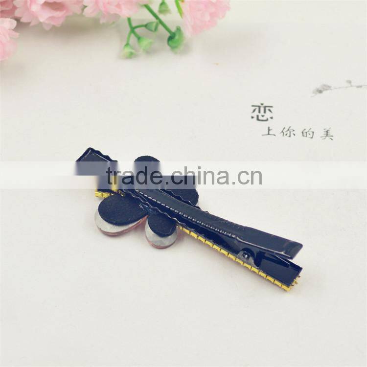 2015 Hot Alligator Hair Clip Hair Rhinestone Barrettes Boutique Bows