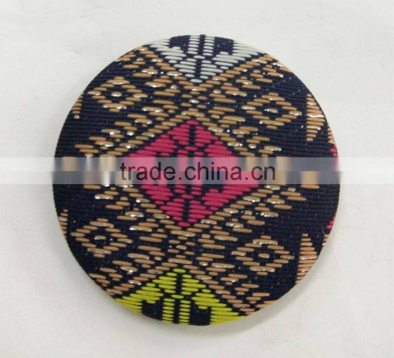 Sedex Audited Factory Fabric Covered Shank Button