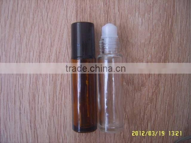 10ml small glass oil bottle with roller ball