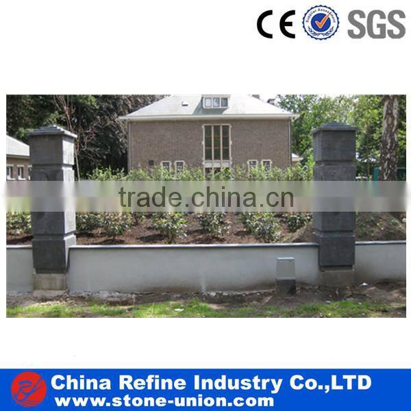 Natural black limestone