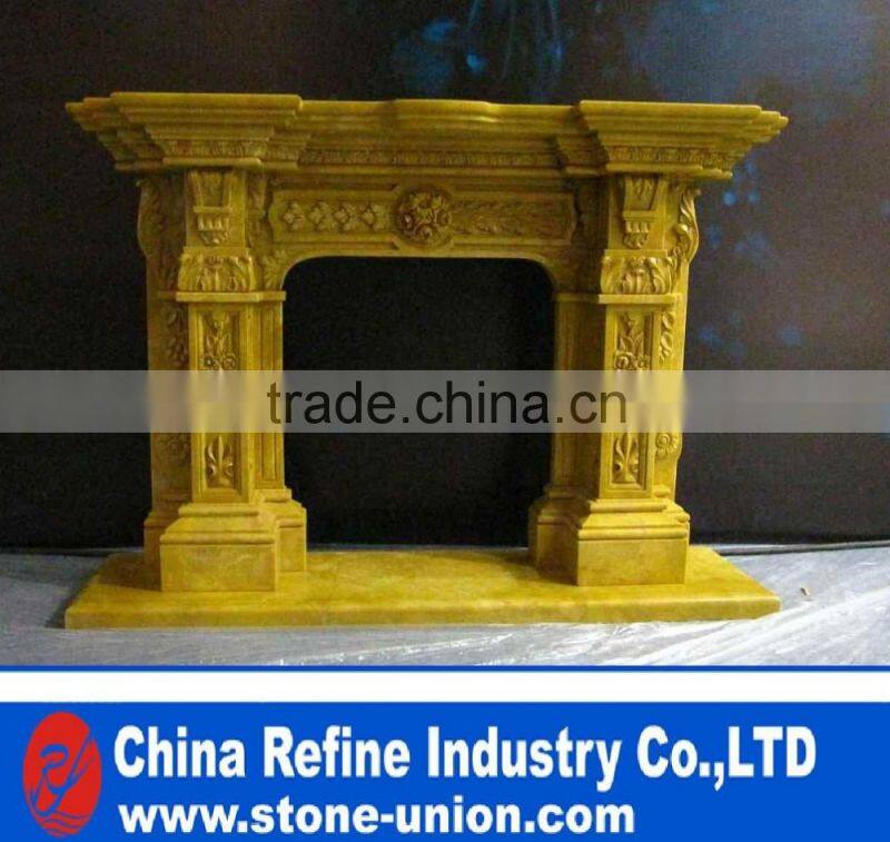 Good looking indoor Marble fireplace