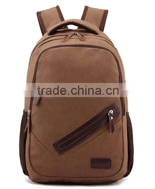 high quality canvas women backpack bag/wholesale backpack/fashion canvas women backpack bag