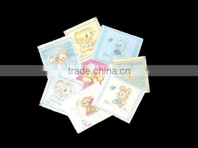 logo printing double side cleaning cloth