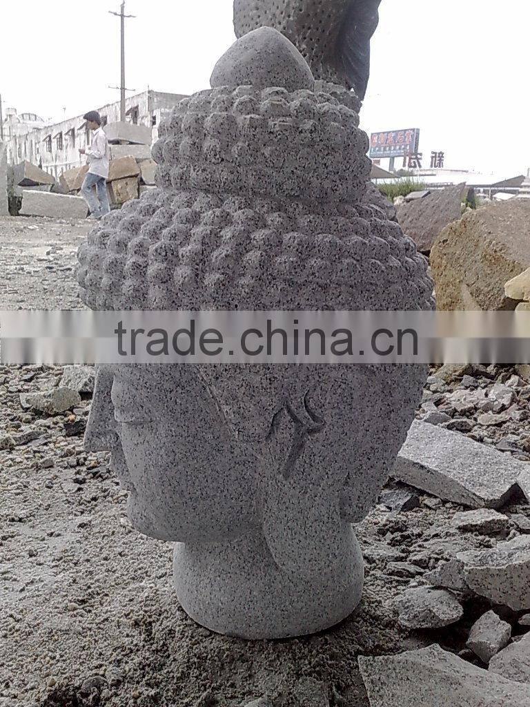 stone buddha head