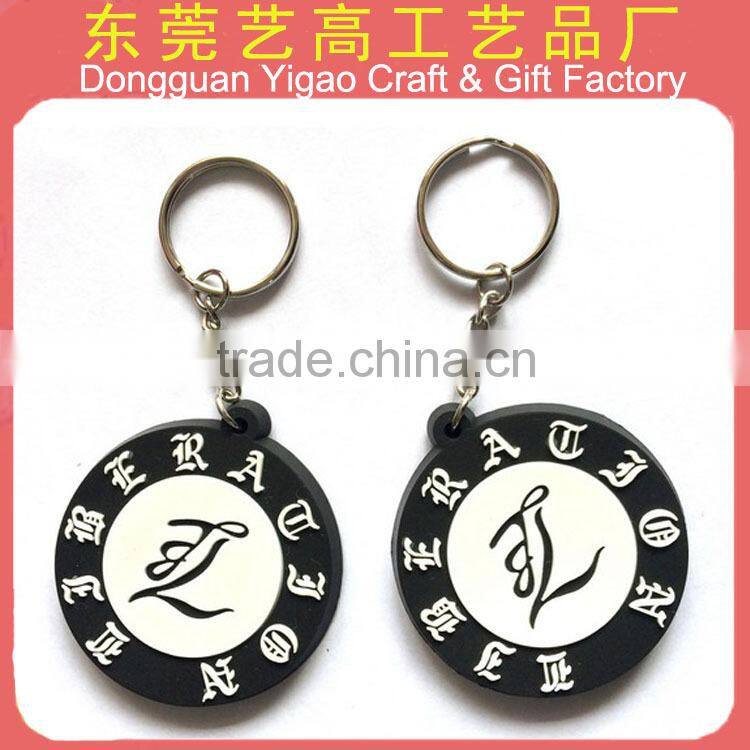 Soft PVC embossed anime figure keychain for promotion gifts
