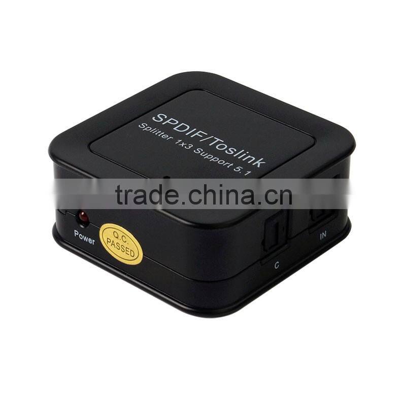 SPDIF/TosLink Digital Optical Audio 1x3 Splitters