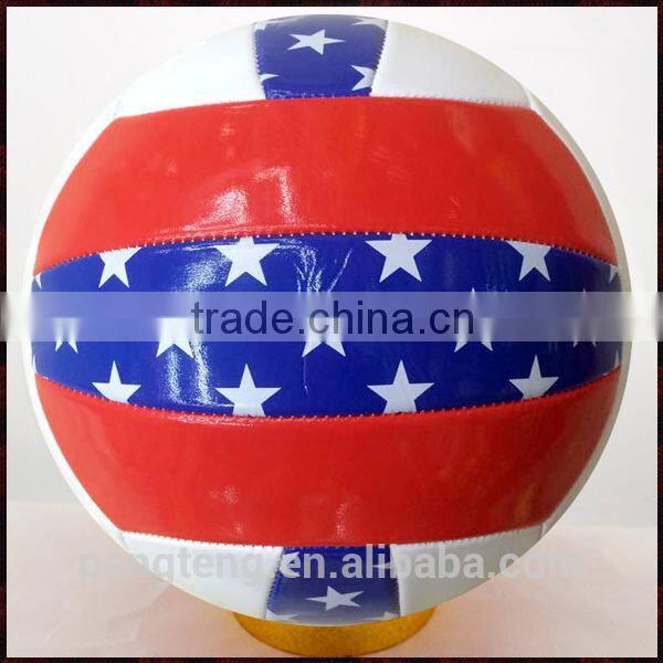 machine stitched pvc promotional beach volleyball