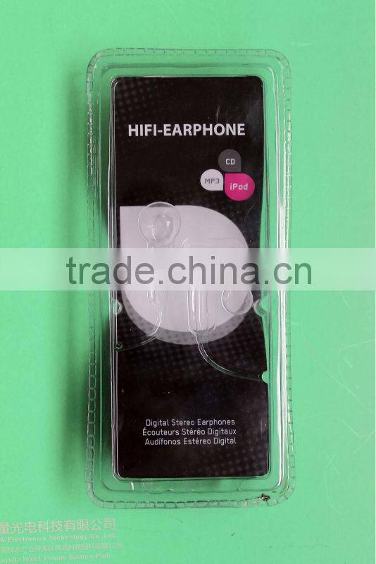 2014 hot selling china manufacturer color plated stereo earphones TB-E55 for audio devices free samples