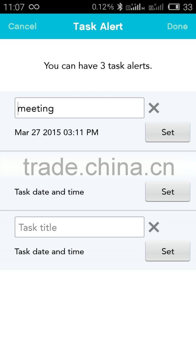 New product China supplier intelligent health tracker bluetooth bracelet review