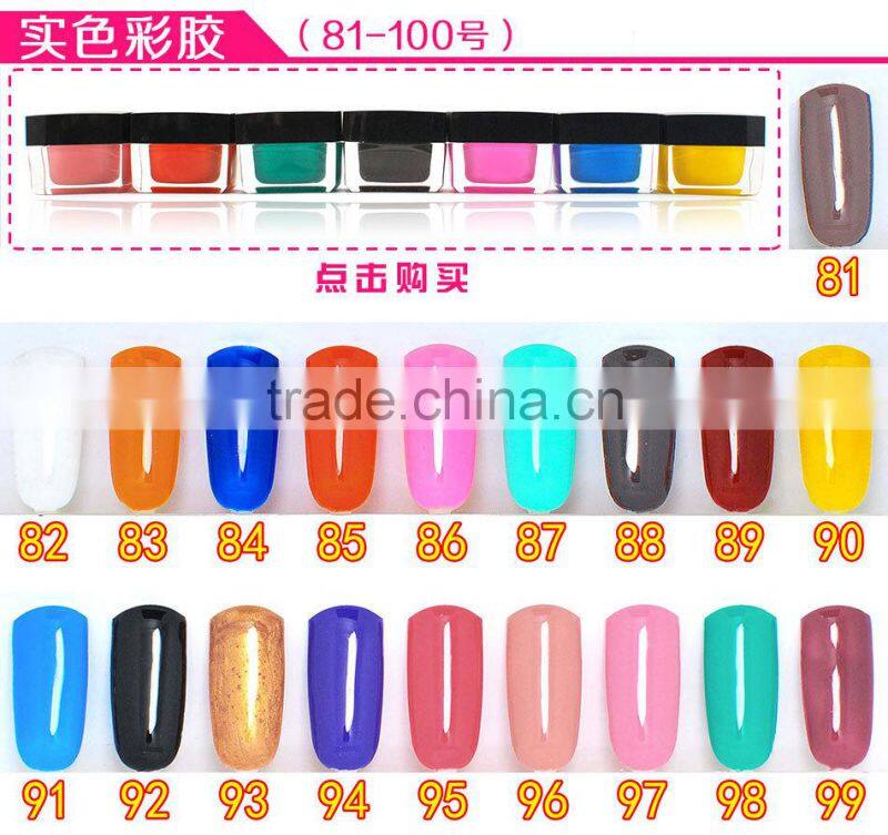 GEL 20ML Soak off color GEL for nail art 147 colors for choose