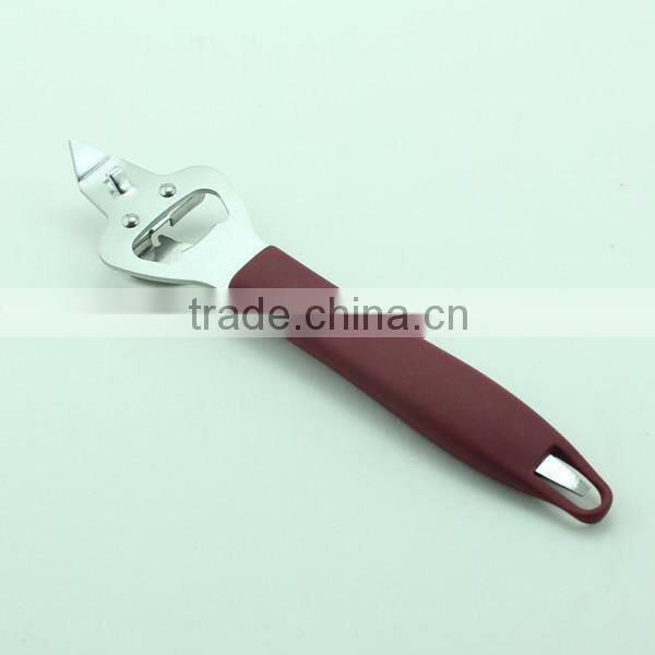 Easy Safety Kitchen Manual Bottle Can Opener With Soft Comfort Grip Handle