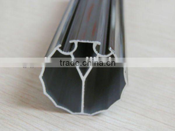 Eletrophoresis aluminum profiles for curtain track