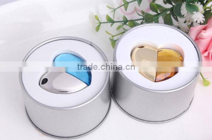USB Flash Drive Customize Company Logo Bulk Cheap Heart Necklace Design 2GB 8GB