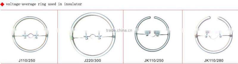 110KV suspension strain type insulators with Grading Ring