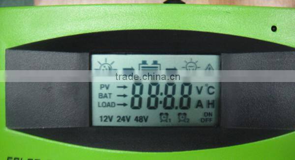 automatic 12v/24v solar panel voltage regulator 30a 40a 50a 60a