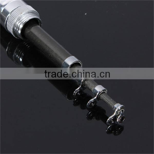 Golden Vara De Pesca Mini Aluminum Pocket Pen Fishing Rod Pole + Reel Sea Fishing Rods Tackle Tool