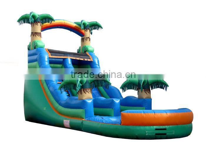 low price kids inflatable water slide backyard for party use