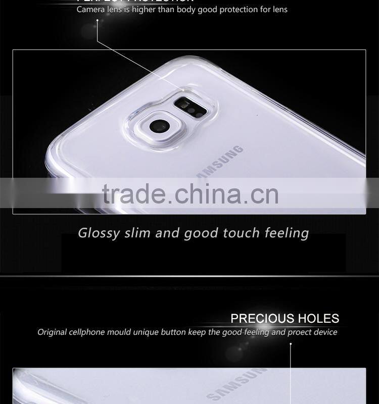 Looking for epoxy gel case for Samsung S6, gel case factory supply clear PC epoxy case