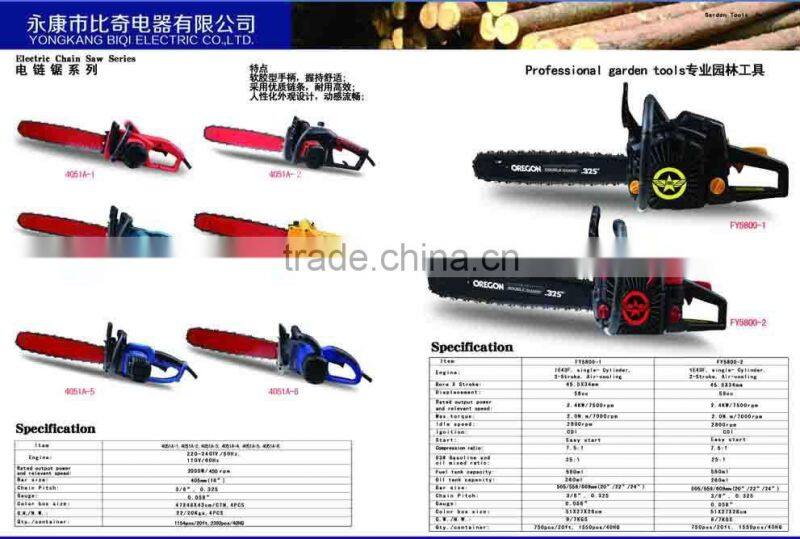 new gasoline chainsaw 5200BS 52cc yd52 with easy starter