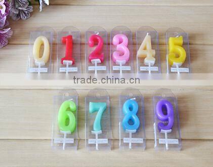 Colorful Number Candle With Cheap Price