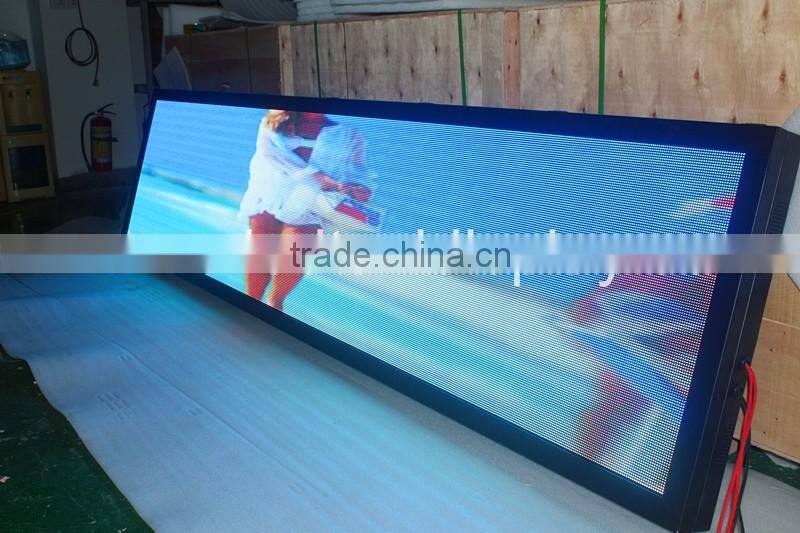 Vehicle used full color bus Led display screen, outdoor advertising display