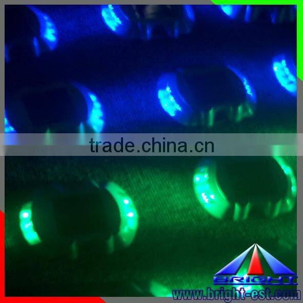 New Design yellow and red color 6pcs 5mm ultra bright LEDs Aluminum Led Solar Road Stud with Quick Delivery