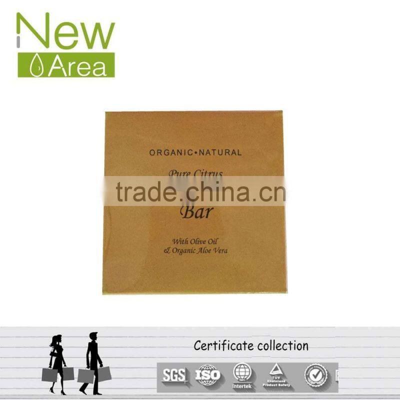 cardboard box packed luxury hotel use soap