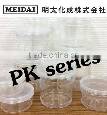 Round Japanese plastic tray for packaging food industry