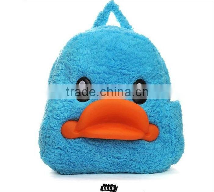 Duck mouth school backpack bag for girls