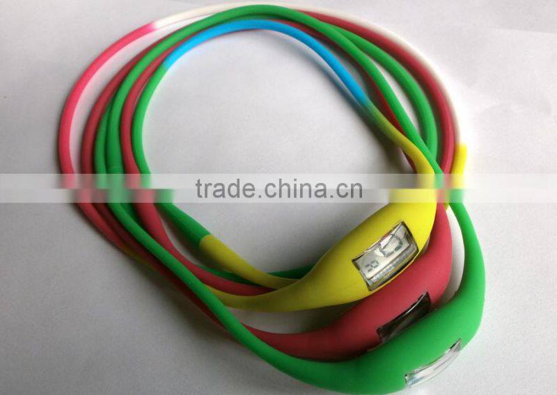 Durable waterproof silicone techno sport smart watch