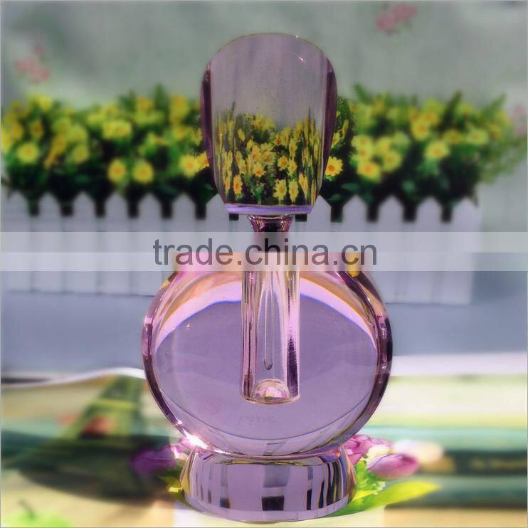 Fashion 6ml K9 Crystal Perfume Bottle for Wedding Gift