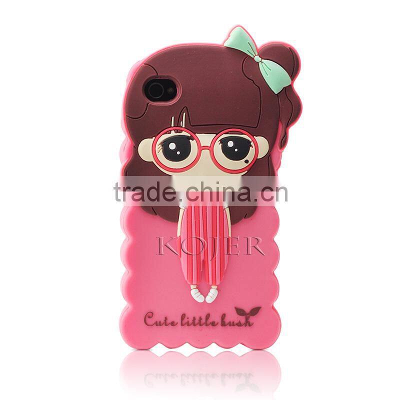 romane mobile phone case ,romane Silicone 3d Cartoon animal forest series cell phone case