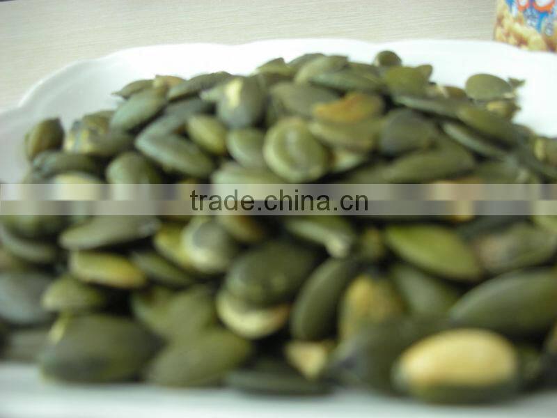 Roasted and Wasabi coated pumpkin seeds Grown Without Shell