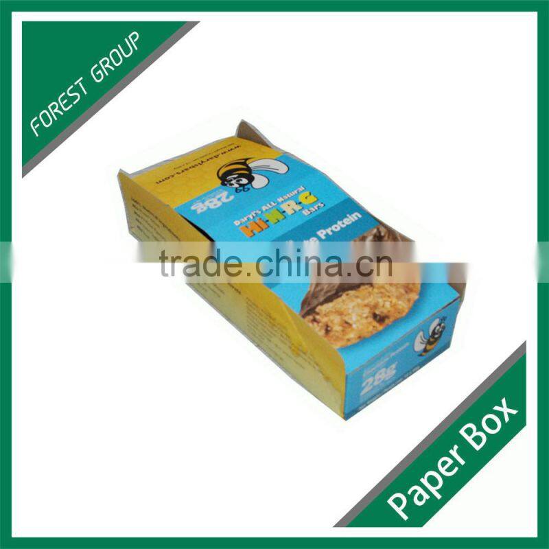 FACTORY PRICE KRAFT PAPER FULL PRINT SNACK BOX FOR CHCOLATE CUSTOMIZED