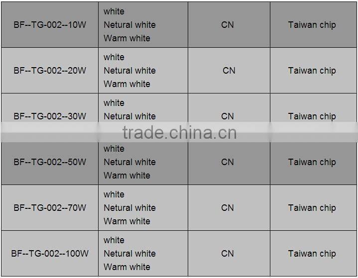 Black DC12V led floodlight 10W with CHILI45mil Chips, CE spotlight