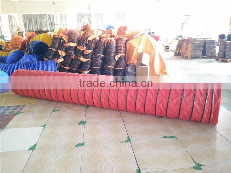 High quality waterproof 0.55mm thinkness PVC Agility dog tunnel