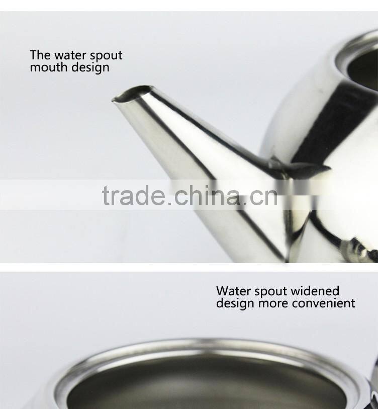 Premium Pour Over Coffee & Tea Stainless Steel Drip Pot with PP resist heat handle for Barista or Home Brewing