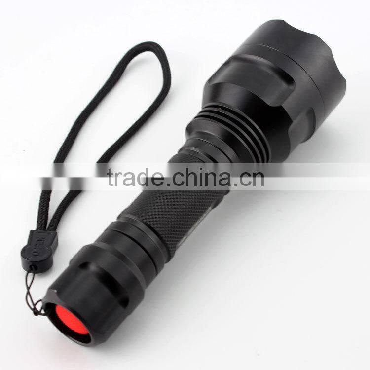 Five-speed police zoom powerful rechargeable LED Tactical LED Flashlight