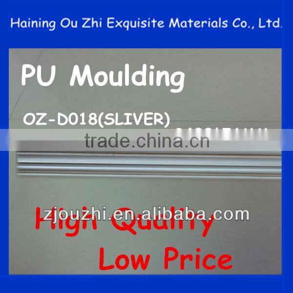 2014 European style polyurethane cornices mould / pu decorative cornice moulding