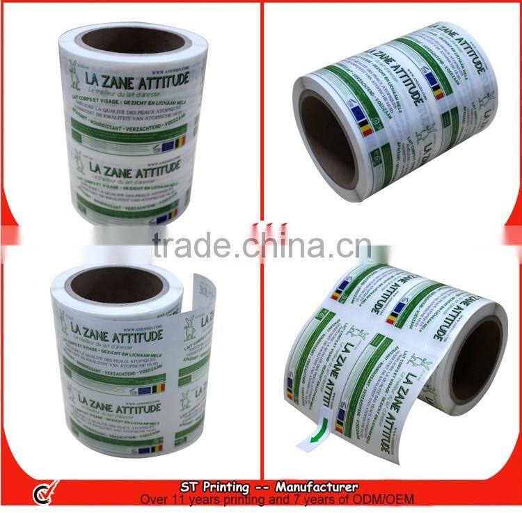 Fashion design cheap clear custom stickers